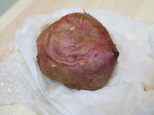 レンジで作る焼き芋