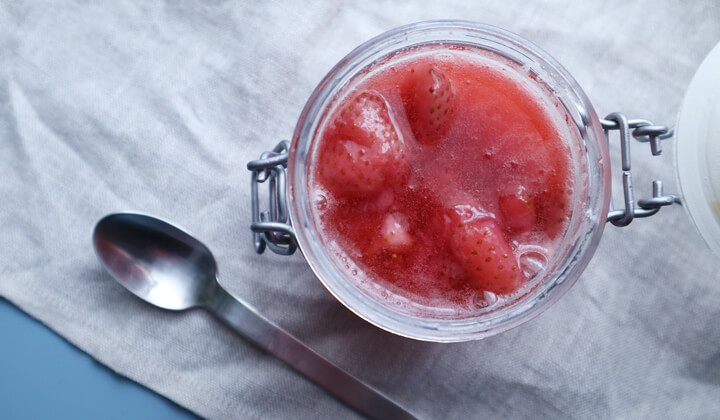 【簡単レシピ】冷凍いちごで作る果肉ゴロゴロいちごジャム