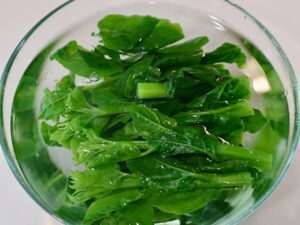 茹で上がったら水に取る