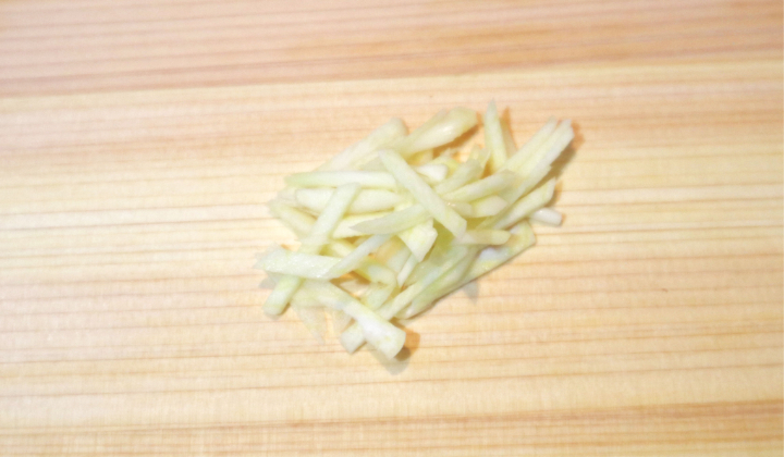 にんにくの千切り